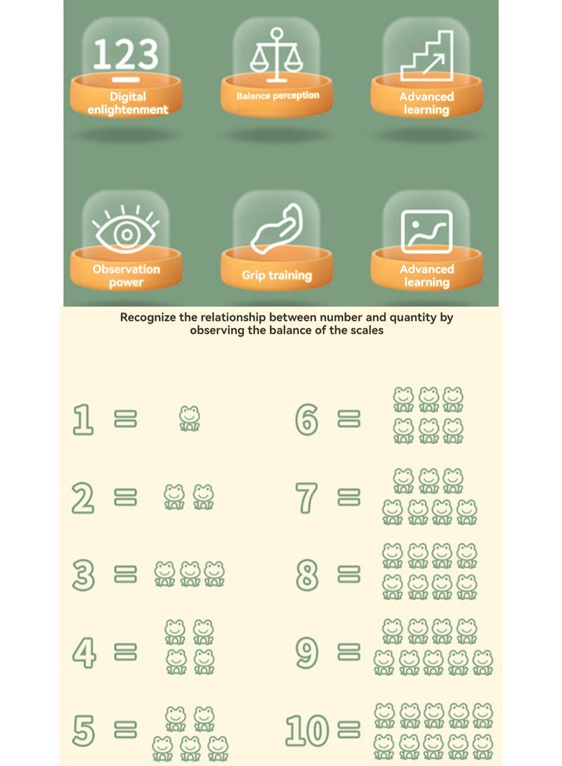 لعبة التوازن على شكل فرس النهر، لعبة لوحية تعليمية مبكرة، لعبة توازن للأطفال مناسبة للأطفال فوق سن 3 سنوات، أدوات تعليمية للأولاد والبنات، هدايا - Image 4